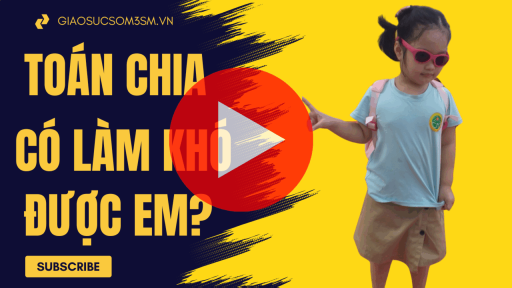 Cô bé 5 tuổi làm toán chia